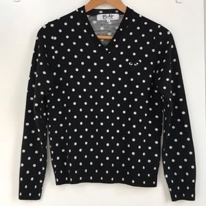 Comme Des Garçons sweater poke dot